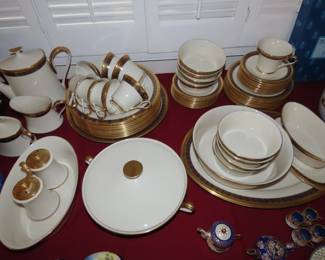 Lenox dinner set.