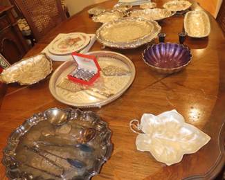 Silver plate and Silco items.