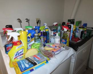 Cleaning supplies.