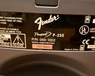 Fender Passport Deluxe PD-500 Portable PA System