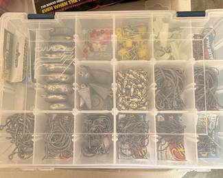 Plano Fishing Tackle Box with Assorted Terminal Tackle