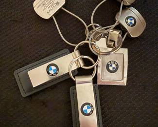 Collection of Crown BMW Dealership Promotional Keychains