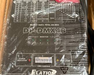 Elation Professional DP-DMX4B 4-Channel DMX Dimmer Pack