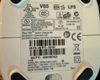 Microsoft Xbox 360 Quick Charge Kit (Model DPSN-10EB A) - Lot of 2