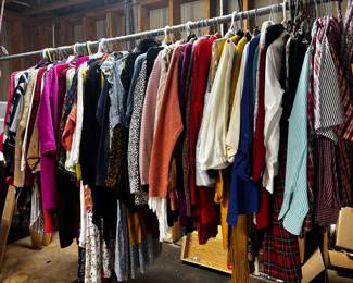 Seven areas of ladies and men’s clothing throughout the home!