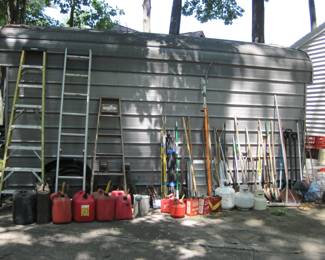 Ladders / Gas Cans / Shovels & Rakes / Ect...