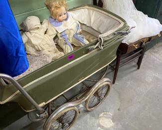Vintage baby pram