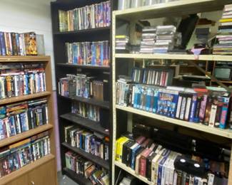 VHS, DVDs