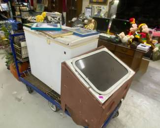 Sandblaster box, freezer