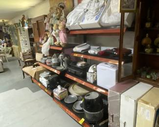 Kitchen goods, wedding dresses