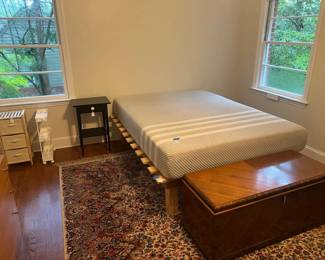 Queen mattress and frame