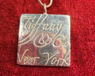 Tiffany and Company Sterling necklace