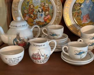 Beatrix Potter teaset
