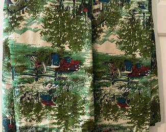 vintage curtains