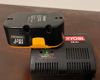Ryobi power tools with chargers and batteries