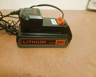 Black+Decker Lithium-Ion Battery Charger, Max 20 V