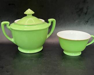 Porcelain Sugar & Teacup by Noritake