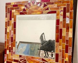 Sun Mosaic Mirror
