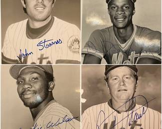 Autographed New York Mets Baseball Memorabilia: Mookie Wilson & Daniel Strawberry