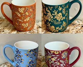 (4) Dwell Studio Coffee Mugs
