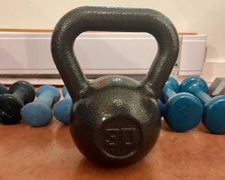 Kettlebells & Weights - Home fitness 01071
