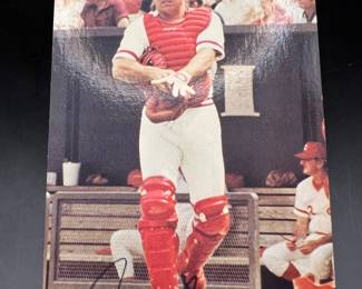Autographed Baseball Memorabilia - Catcher Johnny Bench