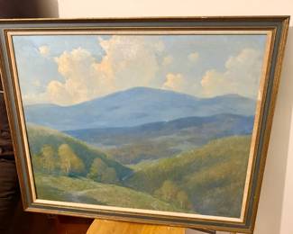 Large Signed Ernest Albert ANA Landscape Painting