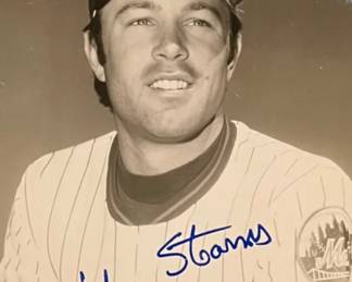 John Stearns Autographed Baseball Memorabilia