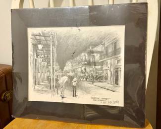 Don Davey Bourbon Street New Orleans Print