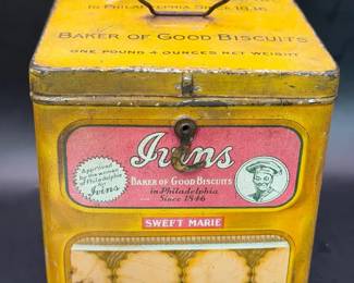 Vintage J.S. Ivins Son Vintage Tin