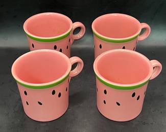 Fiestaware by Homer Laughlin China Company - Watermelon Cups