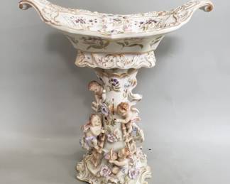168 Lot 494 Vintage porcelain figural centerpiece