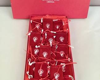 039 Lot 560 Collection of 19 Waterford crystal Christmas