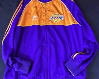 162 Lot 363h L A Lakers warm up jacket with patches