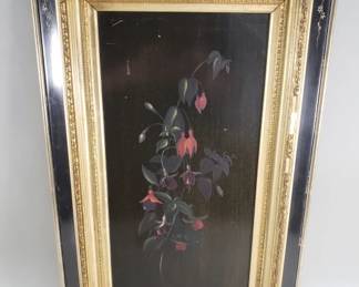 199 Lot 563 Antique oil painting on board