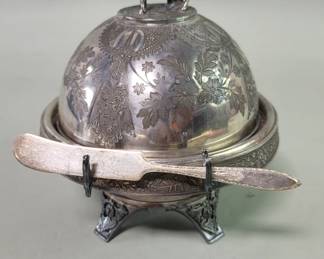 191 Lot 397 Rogers Smith Victorian silver plate figural