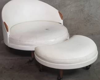 020 Lot 50 Adrian Persall style Mid century modern vinyl