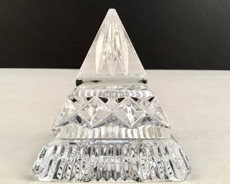 143 Lot 548 Vintage Waterford cut crystal pyramid