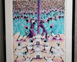 084 Lot 75 Signed Martino Dorce watercolor