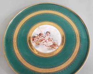 122 Lot 603 Antique Royal Vienna porcelain hand painted plate