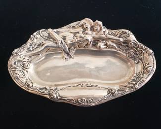 155 Lot 161 Art Nouveau silver tray