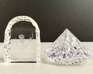 145 Lot 554 Vintage Waterford Lismore cut crystal