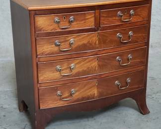 108 Lot 242 Antique mahogany chest of drawers