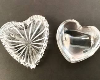 054 Lot 550 Vintage Baccarat and Waterford crystal