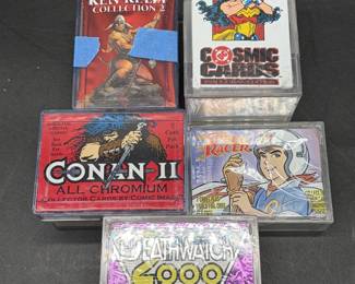 Vintage Comic And Fantasy Trading Card Sets