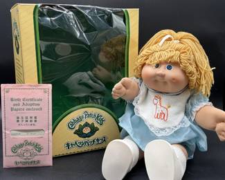 CIB Vintage Japanese Cabbage Patch Doll Girl