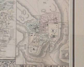 A New Map of Palestine or the Holy Land by S. Augustus Mitchell