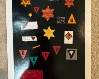 United States Holocaust Memorial Museum 'Stars, Triangles, and Markings' Educational Poster