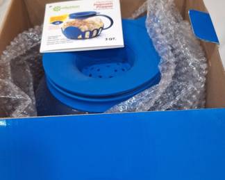Ecolution Micro-Pop 3-Quart Microwave Popcorn Popper - Blue