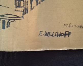 Eliezer Weishoff Jerusalem Cityscape Print